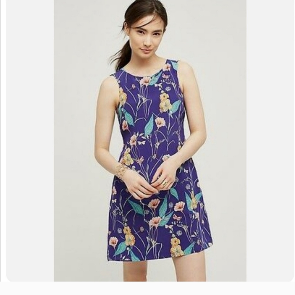 Anthropologie Hidden Isle Silk Dress by HD in Paris